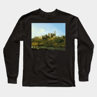 alnwick castle 1747 - Canaletto Long Sleeve T-Shirt